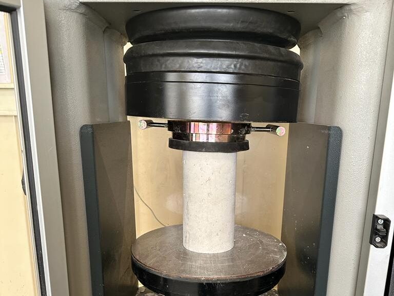 Concrete Strength Test Equipment in Laboratory